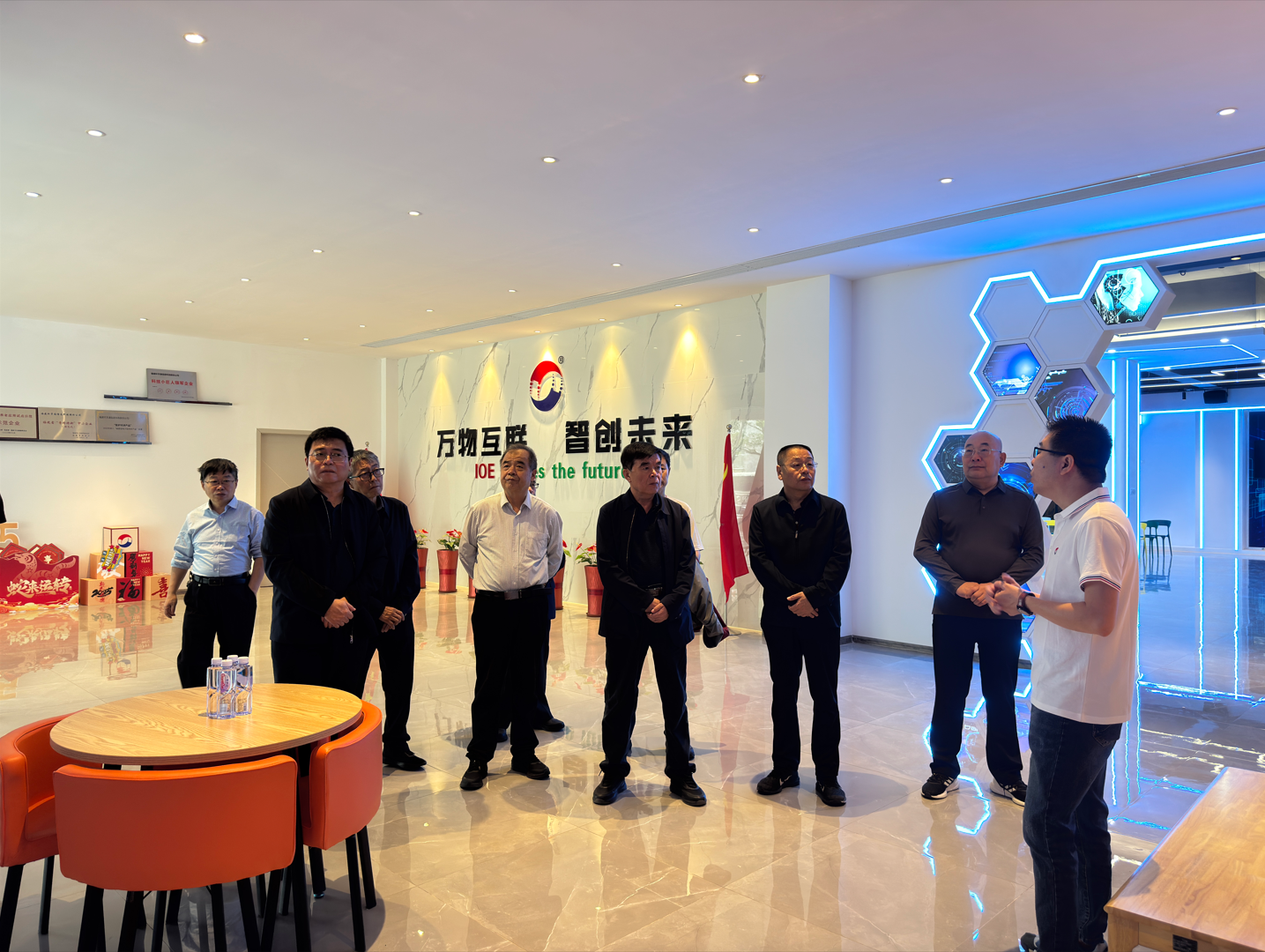 榆林市政协一行莅临PA真人视讯调研考察